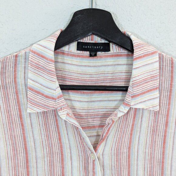 Women's Sanctuary Small Button Down Blouse - Picture 4 of 7